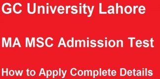 GC-University-Lahore-MA-MSC-Admissions-2019