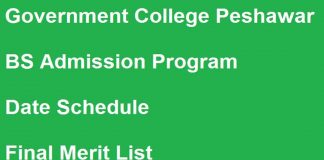 Government-College-Peshawar-Admission-Merit-List