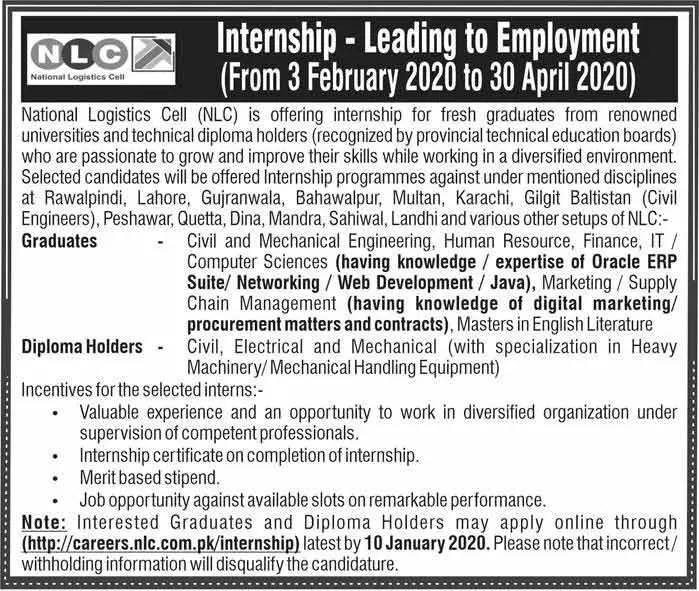 NLC-Internship-2023-Pakistan