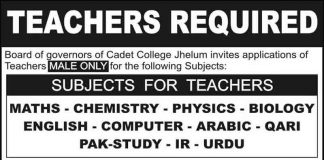Cadet-College-Jhelum-Jobs-2020