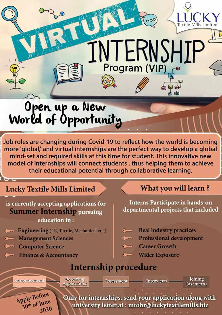 Lucky-Textile-Mills-Limited-Summer-Internship-Program-2020