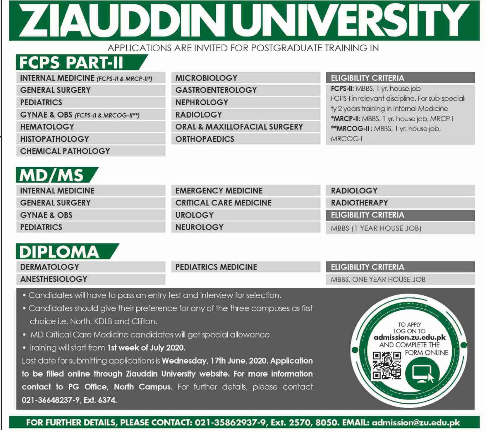Ziauddin-University-Karachi-Admissions-2020