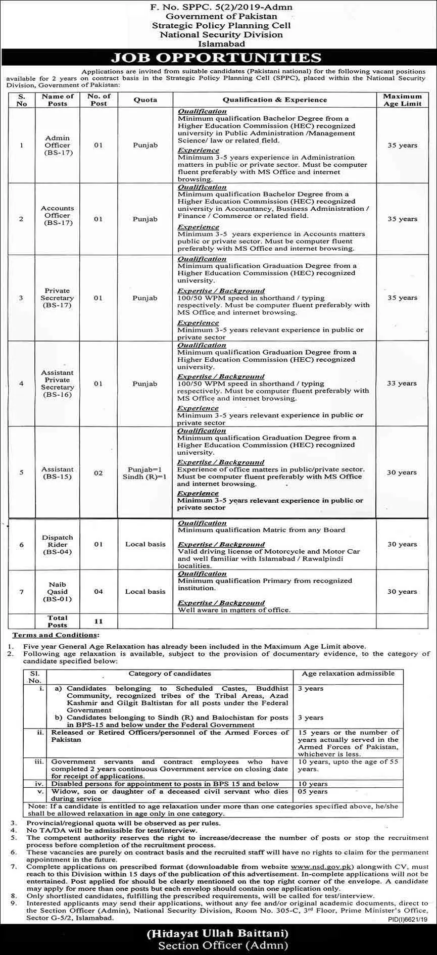 government-jobs-Islamabad-2020 Pakistan
