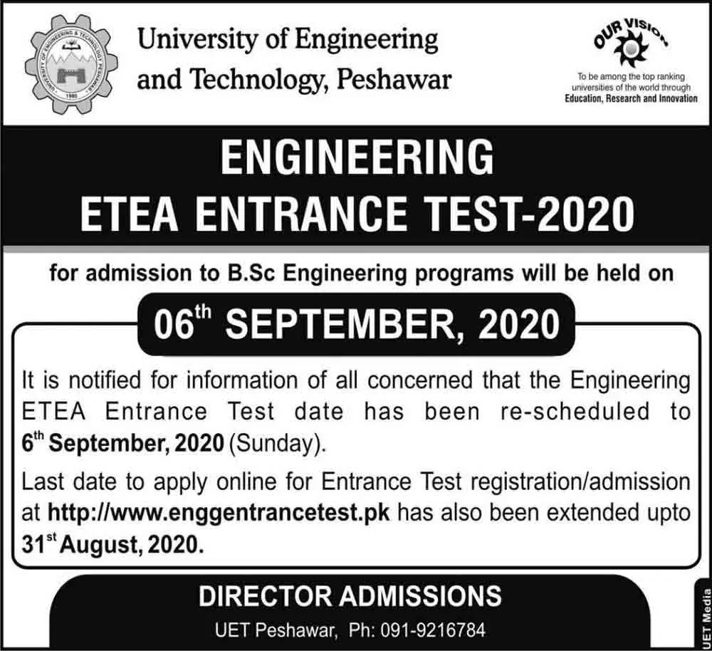 uet-Peshawar-entry-test-date-2020