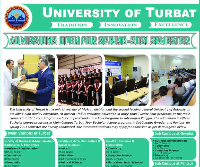 University-of-Turbat-Admission-2021