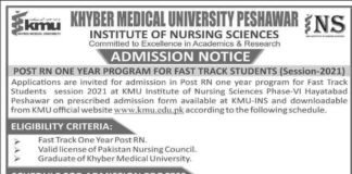 KMU-Post-RN-Admission-2021-Merit-List