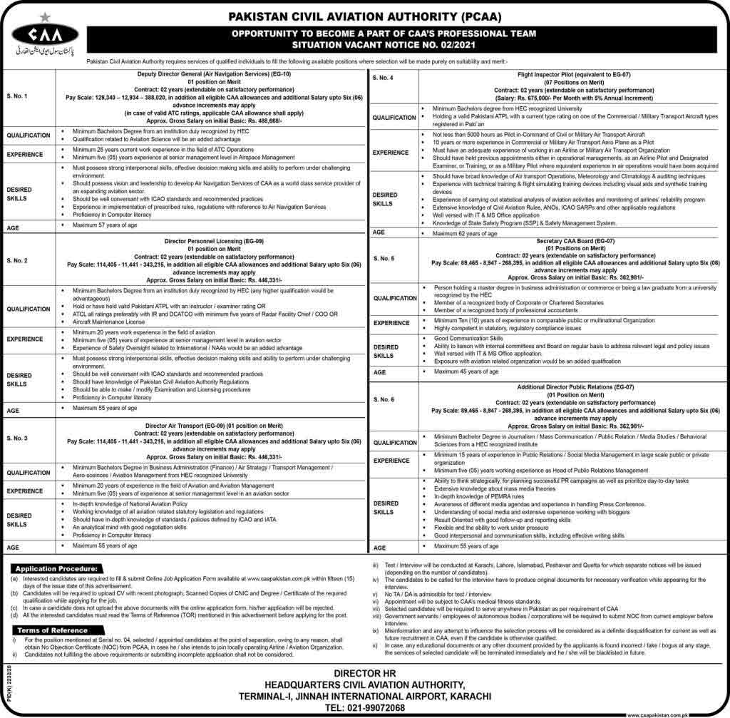 Pakistan-Civil-Aviation-Authority-Jobs-2024