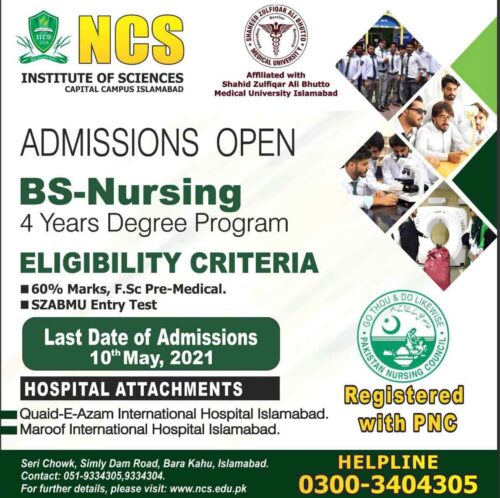 BS-Nursing-Admission-2021-NCS-Islamabad