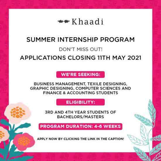 Khaadi-Internship-Trainee-Program-2021
