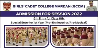 Girls Cadet College Mardan Admission