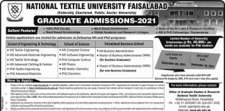 National Textile University Faisalabad