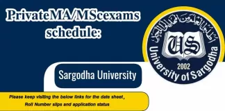 Sargodha-University-MA-MSC-Date-Sheet-2021