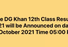 BISE DG Khan 12th Class Result 2021