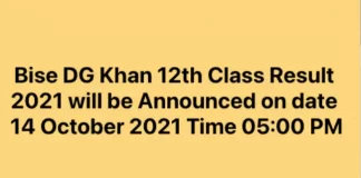 BISE DG Khan 12th Class Result 2021