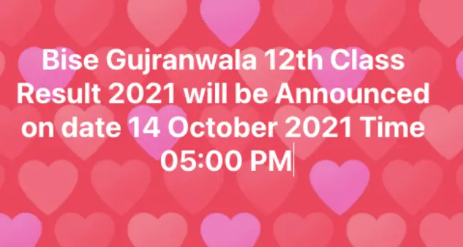 Bise Gujranwala 12th Class Result 2021
