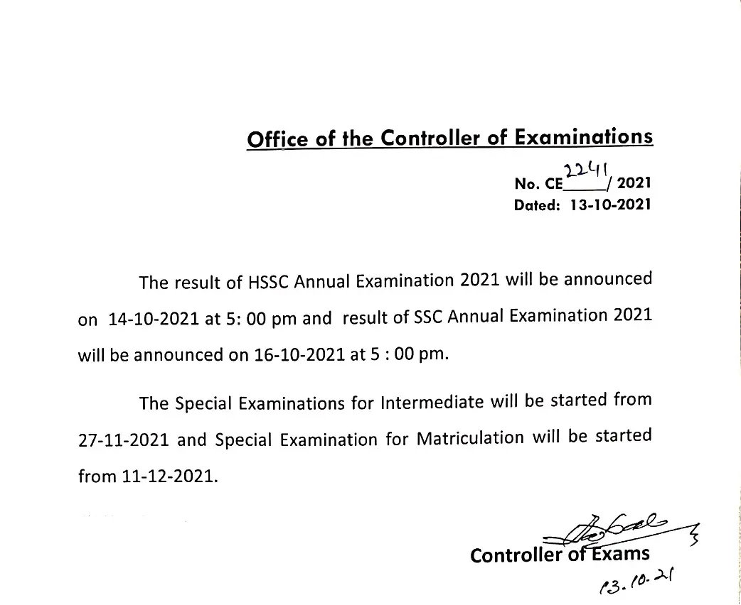 Bise Rawalpindi Board 12th Class Result 2024