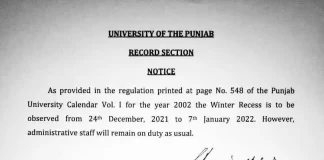 Winter Vacation Holidays in Punjab