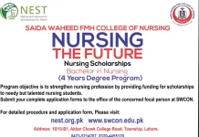 Saida Waheed FMH College of Nursing