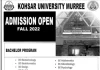 KOHSAR University Murree Admission 2022