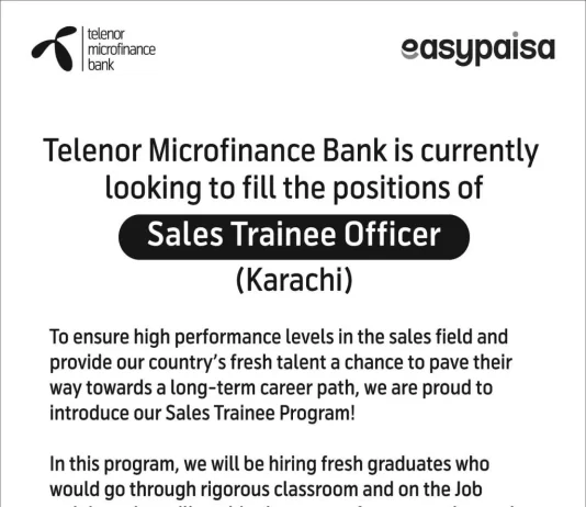 Sales Trainee Officer Jobs 2022 Telenor