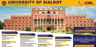 University of Sialkot Admissions 2022
