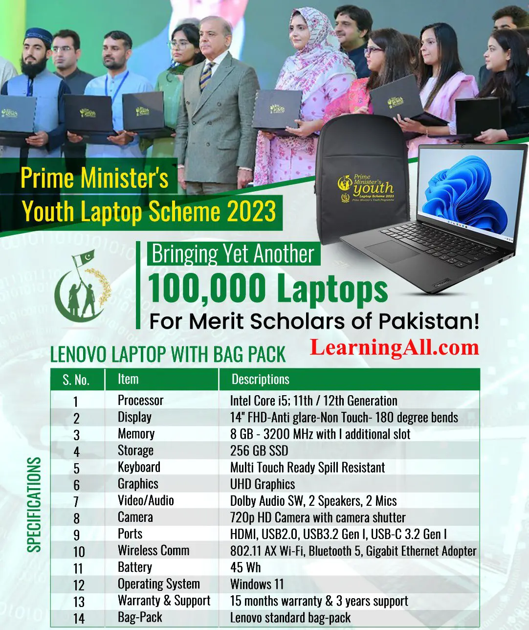 Laptop Scheme 2023 Merit List