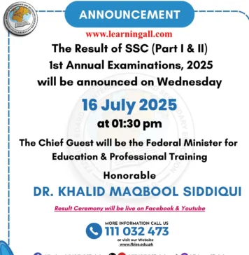 FBISE Result 2025 9th 10th class